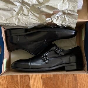 NWT. Size 11. Cole Haan Warner Grand Monk (Black).